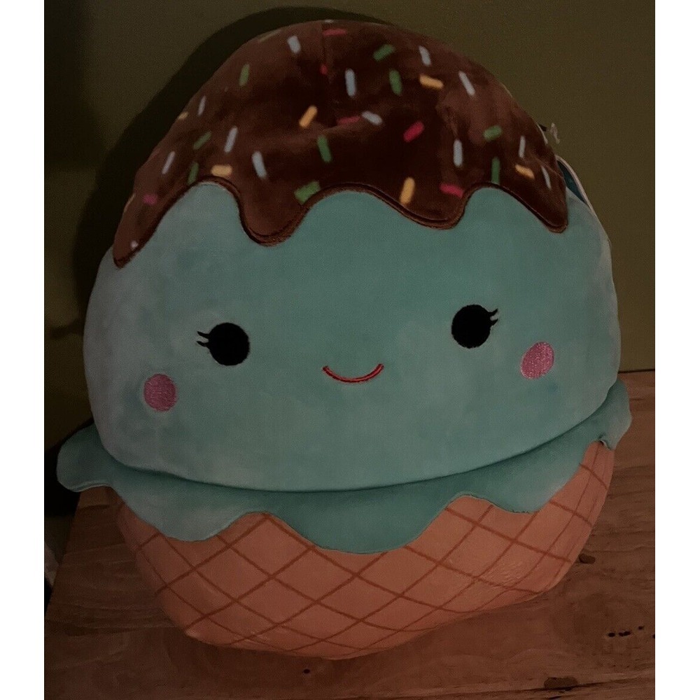 Original Squishmallow Mayo Mint Ice Cream, 13in, With Tag